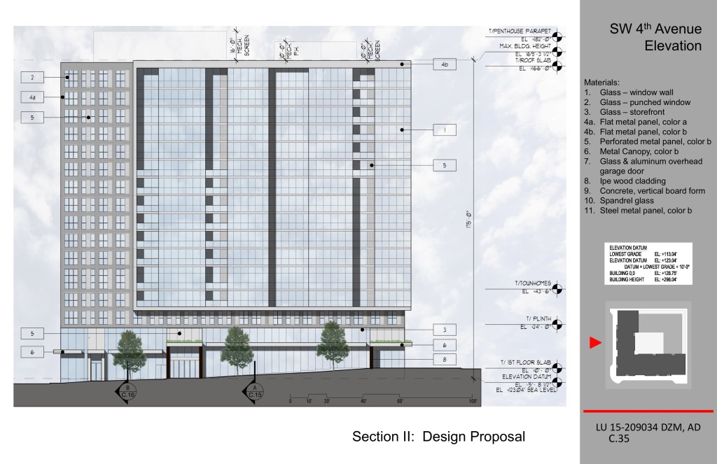 Design Commission approves 15 story building at 4th & Harrison (images ...