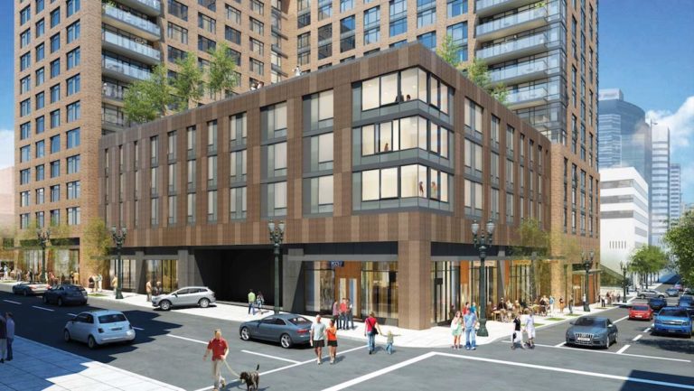 Design Commission Approves 140 SW Columbia St (images) – Next Portland