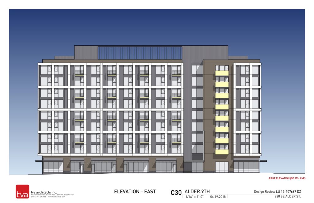 Design Commission Approves Alder.9 Apartments (images) – Next Portland