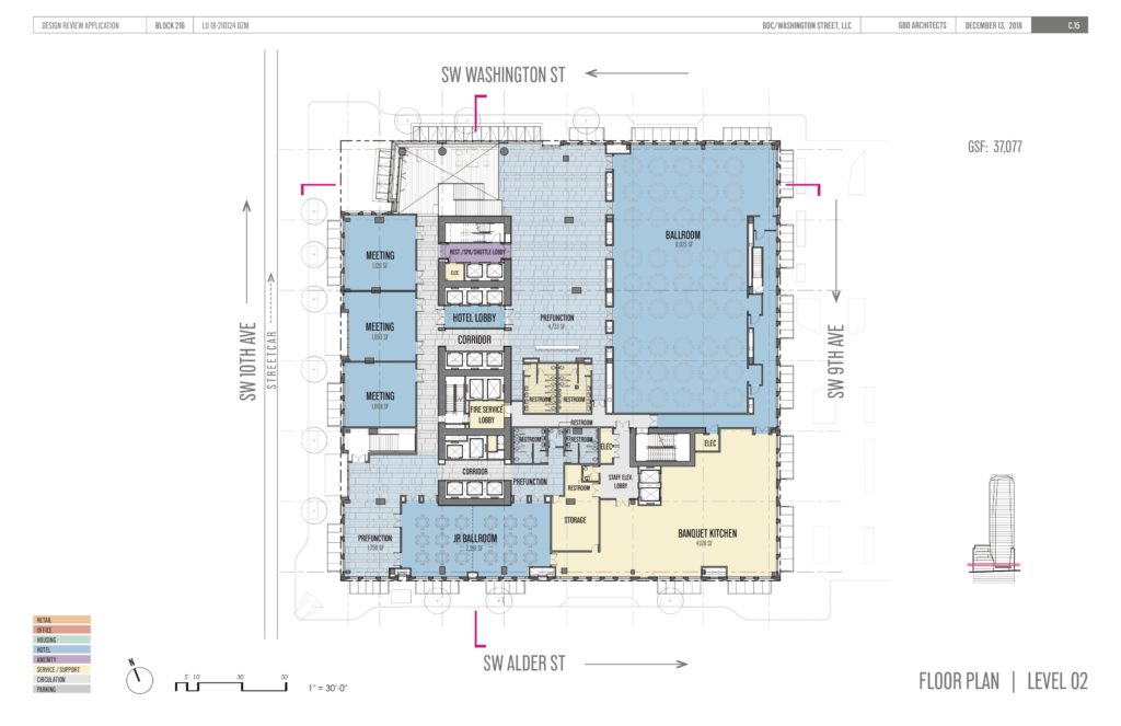 Design Commission Approves Block 216 Tower (images) – Next Portland