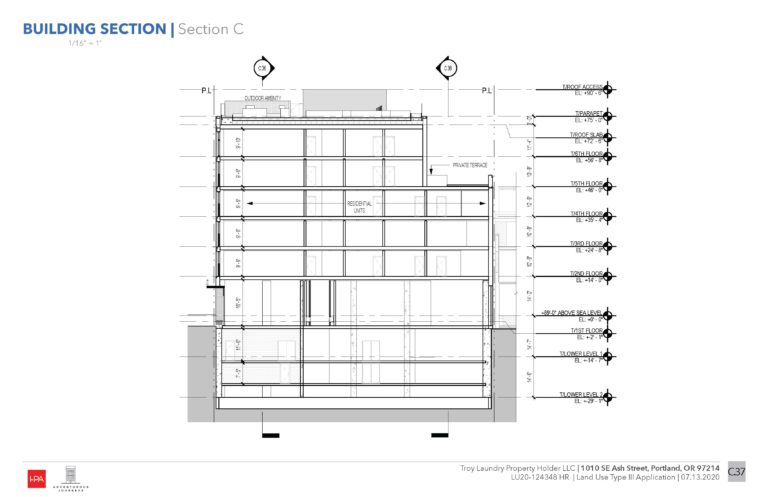 1010 SE Ash Approved by Landmarks Commission (images) – Next Portland